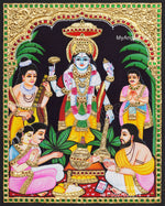 Sathya Narayana Swami Tanjore Painting