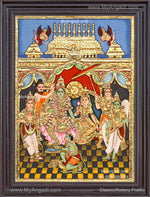 Ram Parivar Tanjore Painting