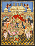 Ram Parivar Tanjore Painting