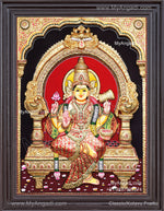 Embossed Chamundeshwari Amman Tanjore Painting