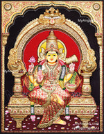 Embossed Chamundeshwari Amman Tanjore Painting