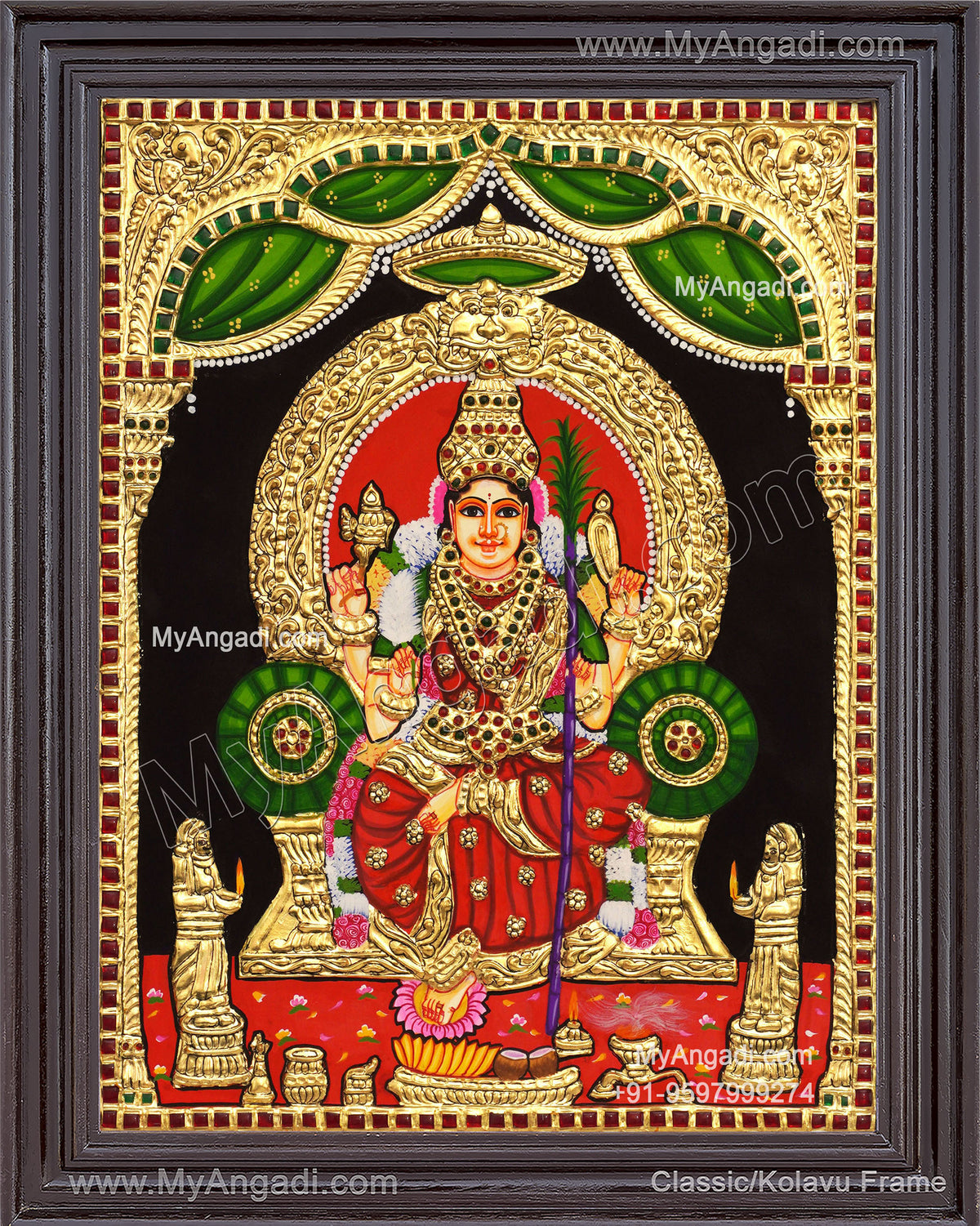Lalitha Devi Tanjore Painting