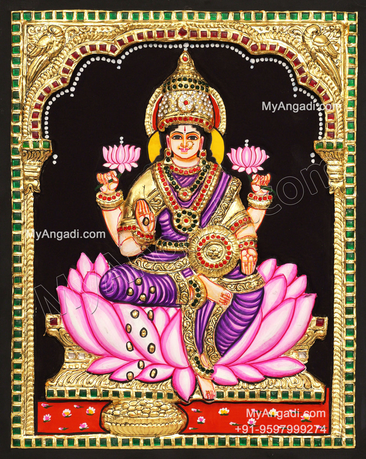 3D 5 Set Tanjore Paintings