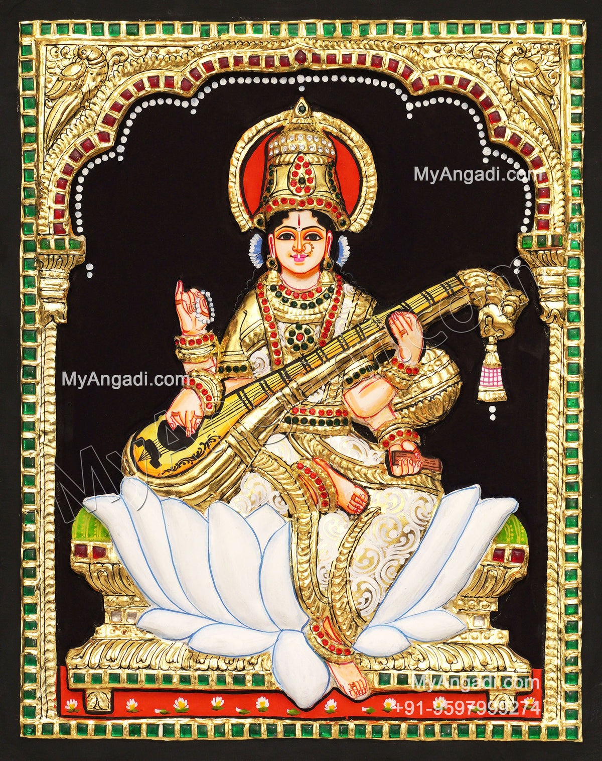3D 5 Set Tanjore Paintings