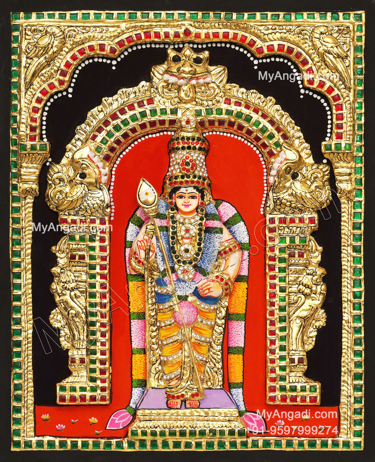 3D 5 Set Tanjore Paintings