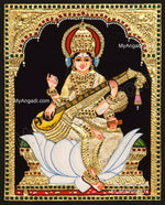 5 God - Ganesha, Lakshmi, Saraswathi, Balaji, Murugan Tanjore Paintings