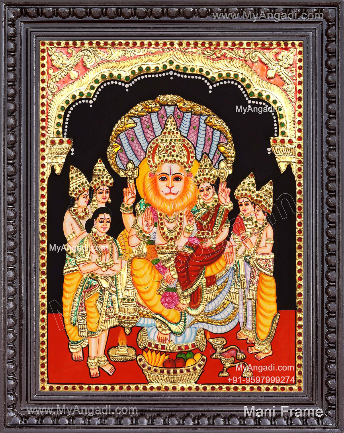 Lakshmi Narasimmar Tanjore Paintings