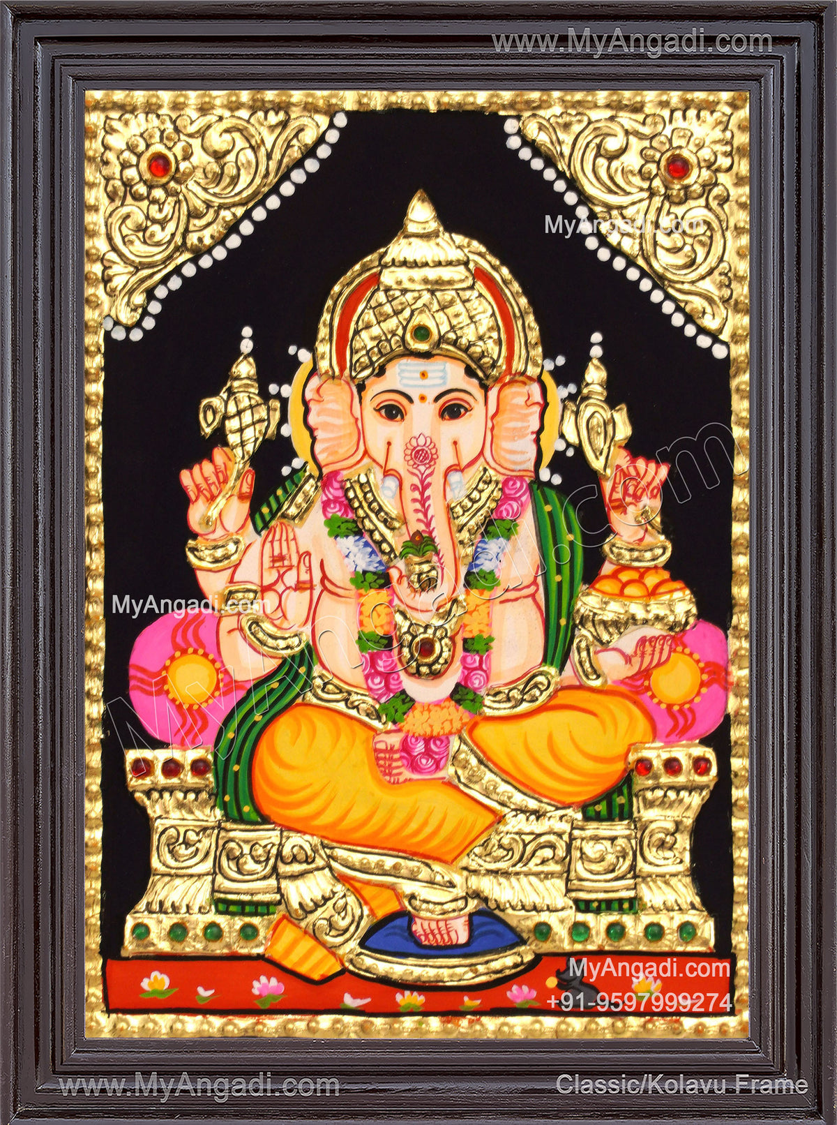 Vinayagar Tanjore Painting 