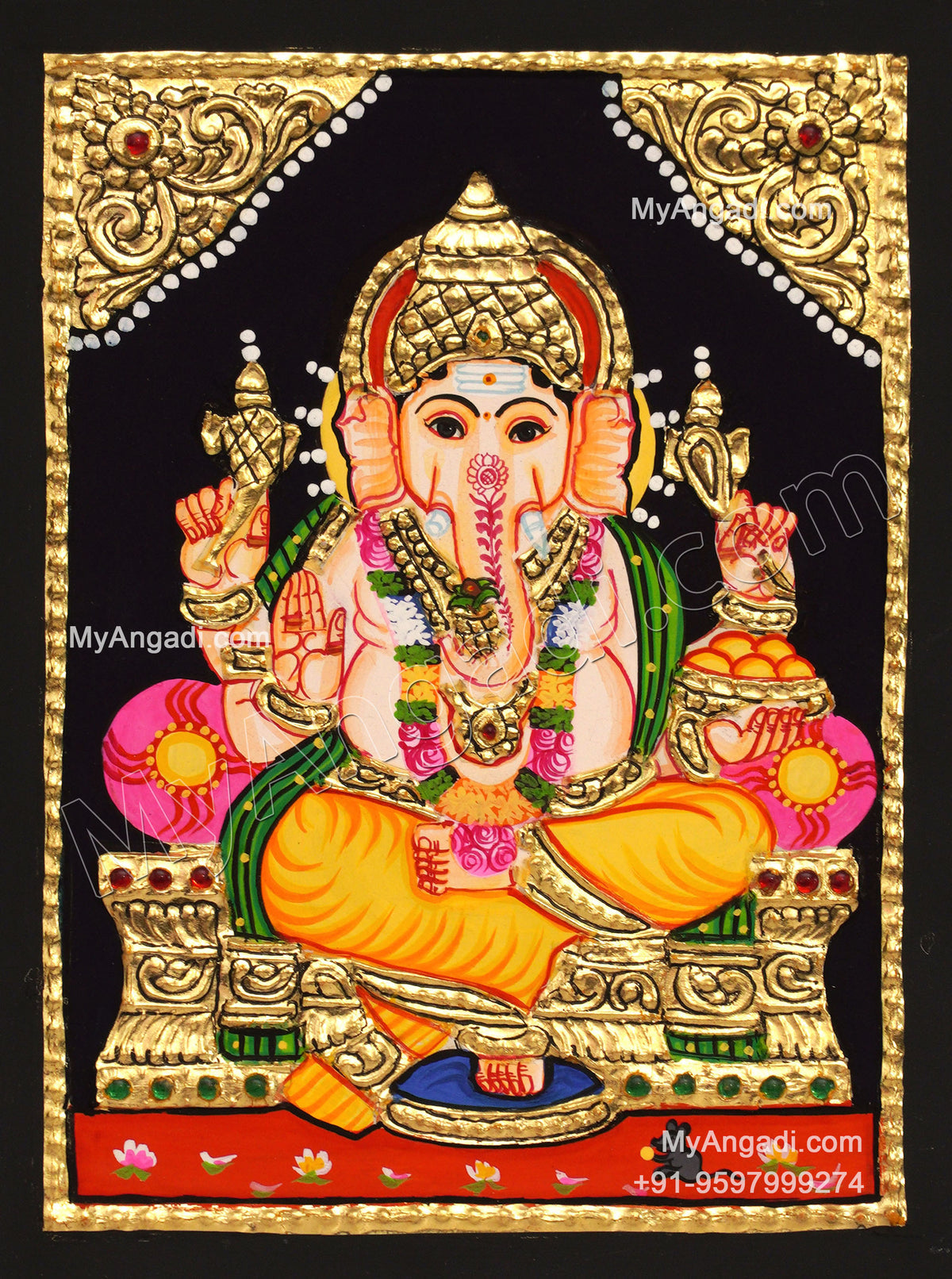 Pillaiyar Tanjore Paintings