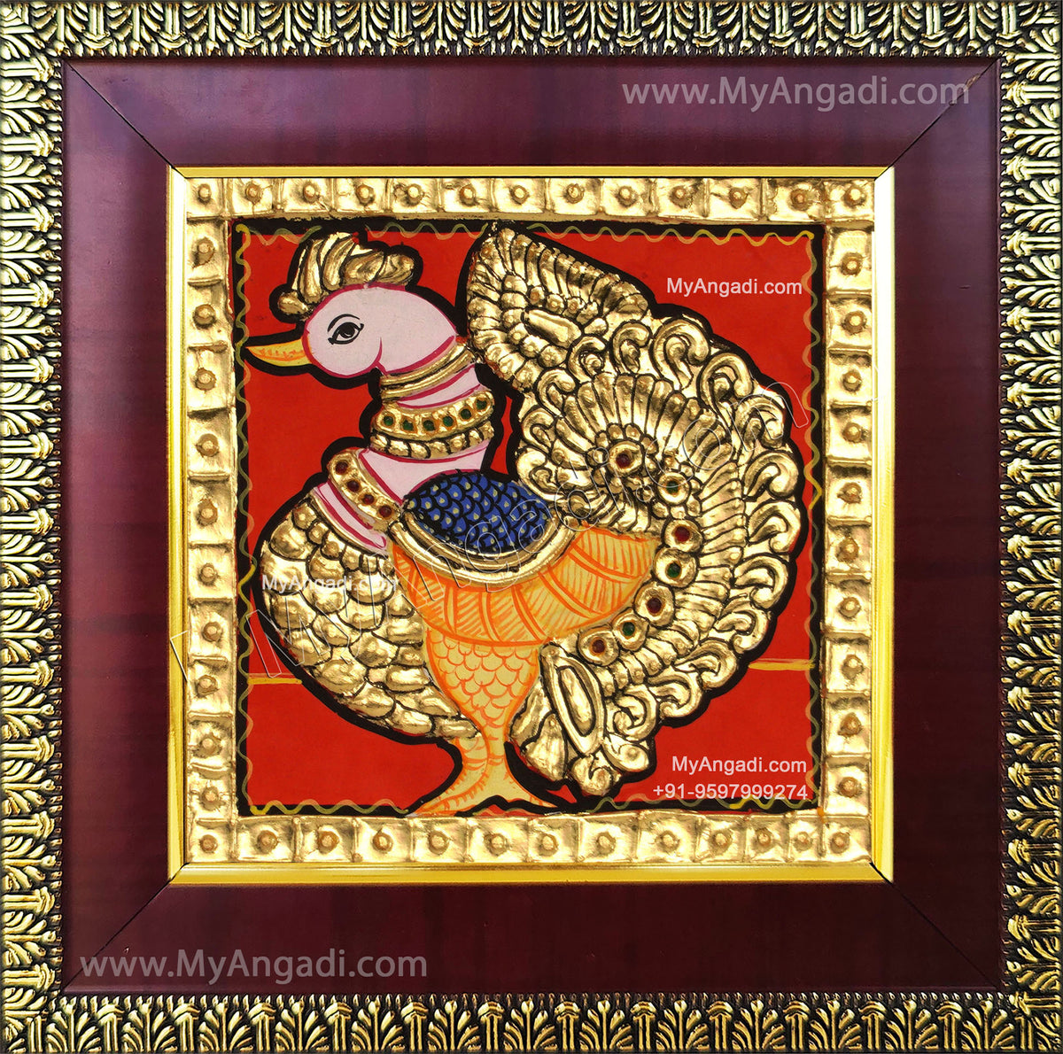 Peacock Tanjore Paintings