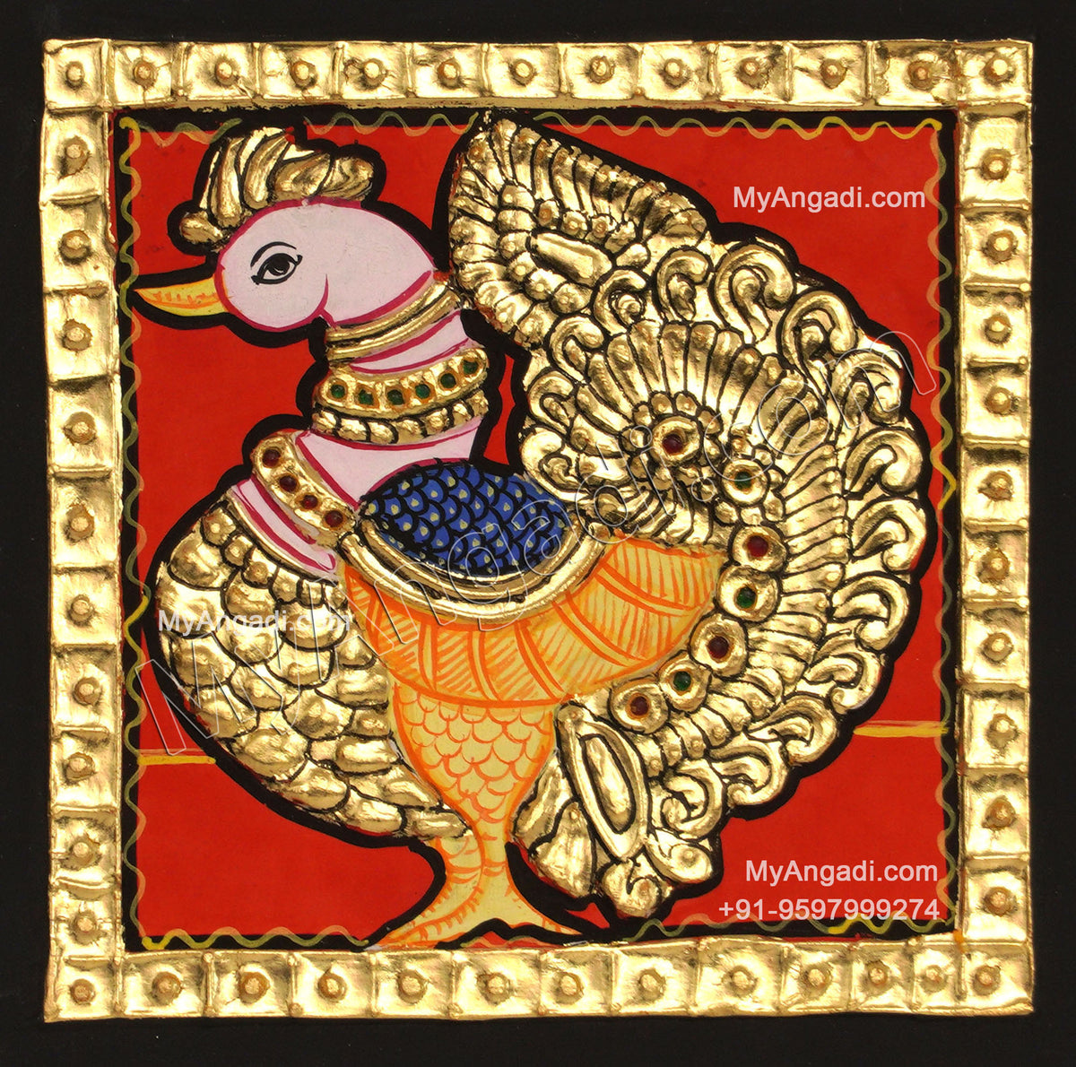 Peacock Tanjore Paintings