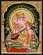Ganapathi Tanjore Painting 