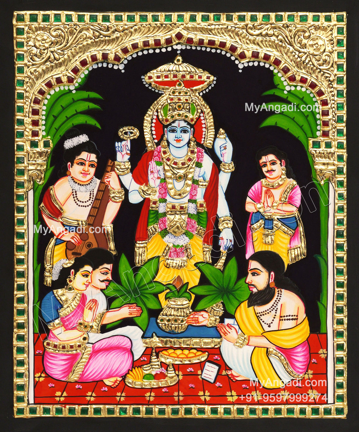 Sathya Narayana Tanjore Painting
