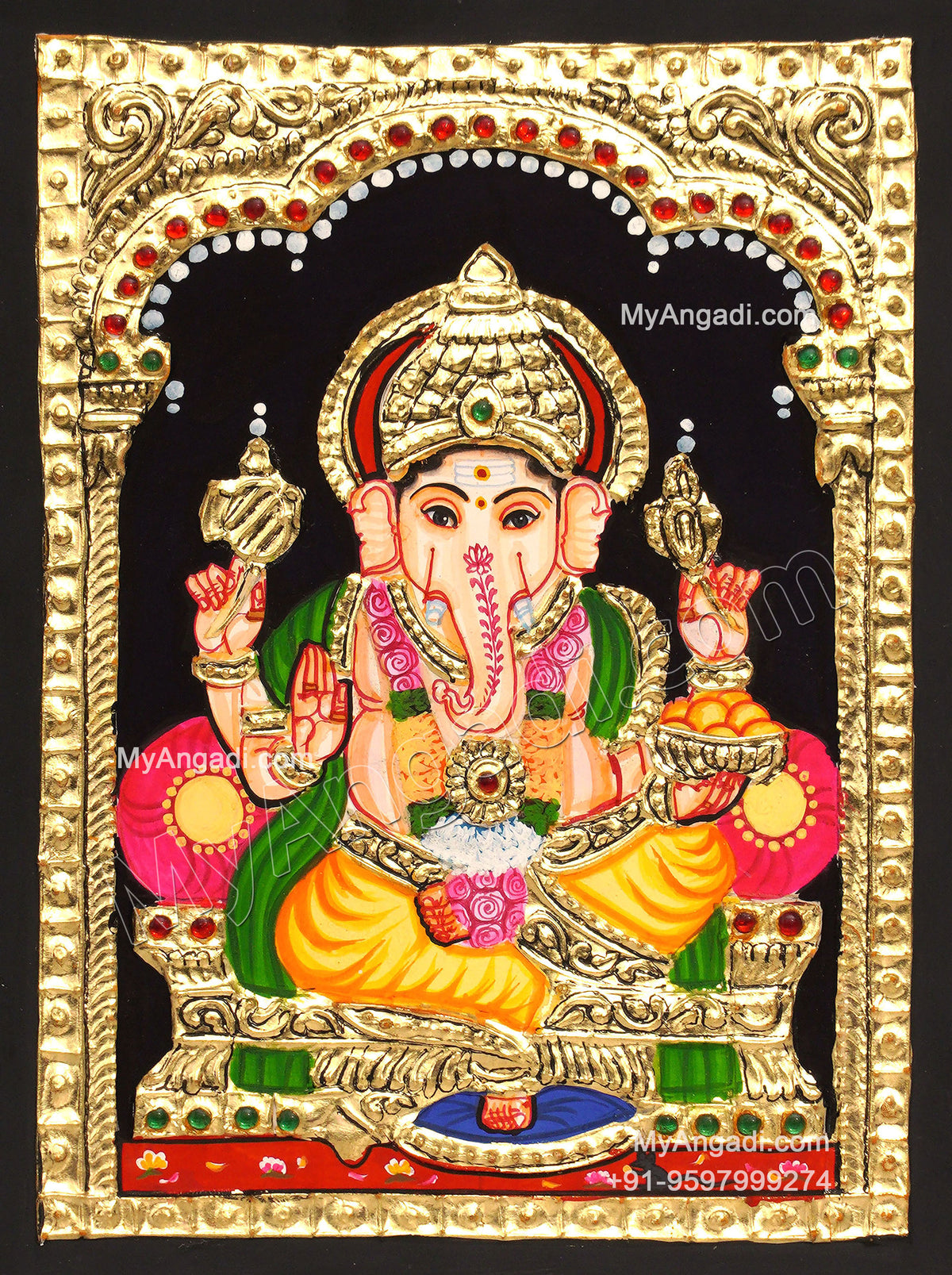 Ganesha Tajore Paintings