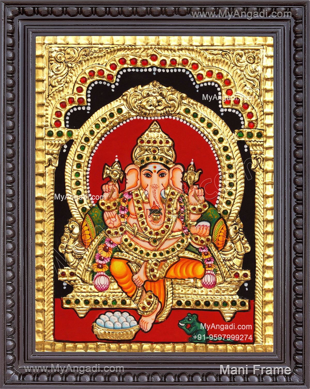 Vinayagar Tanjore Painting 