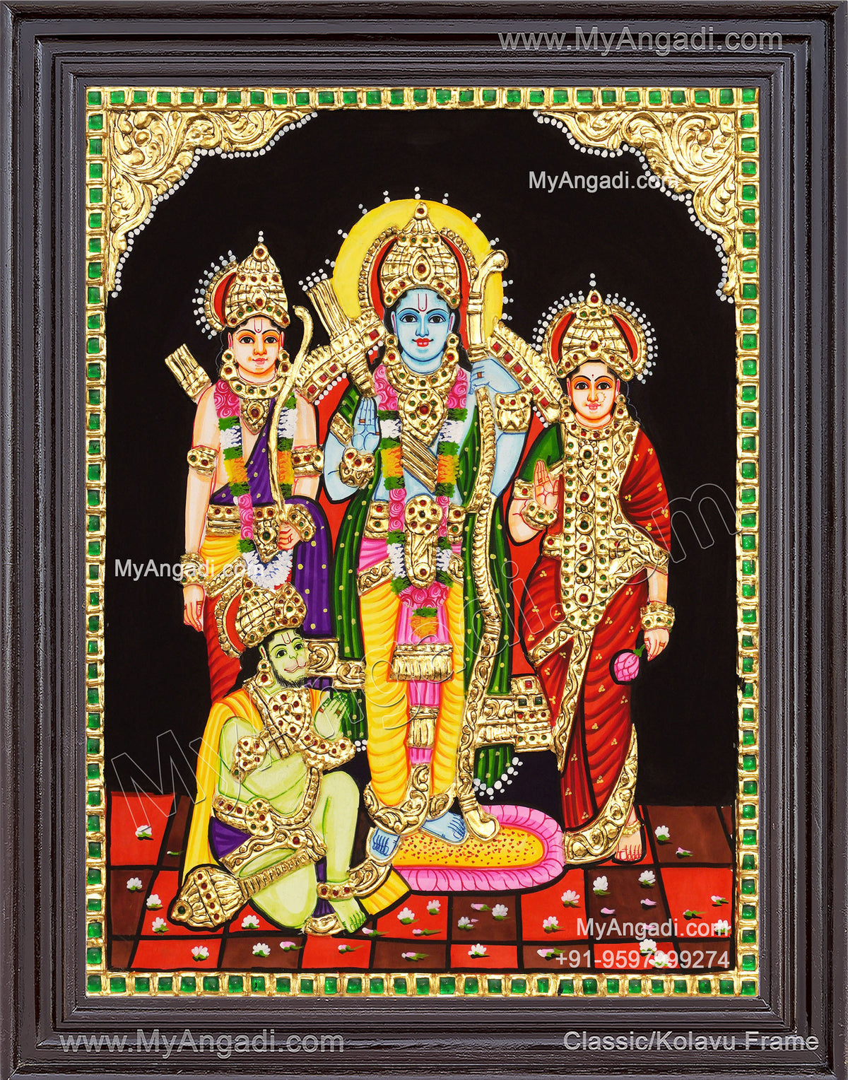 Ram Darbar Tanjore Painting