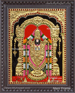 VenkateshwaraSwamy Tanjore Painting