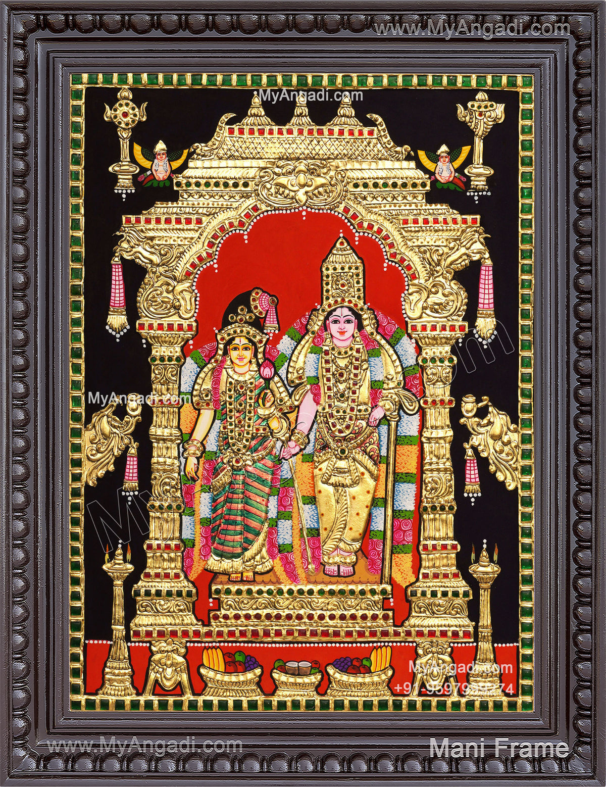 Andal Rangamannar Tanjore Painting