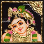 Small Krishna Tanjore Painting
