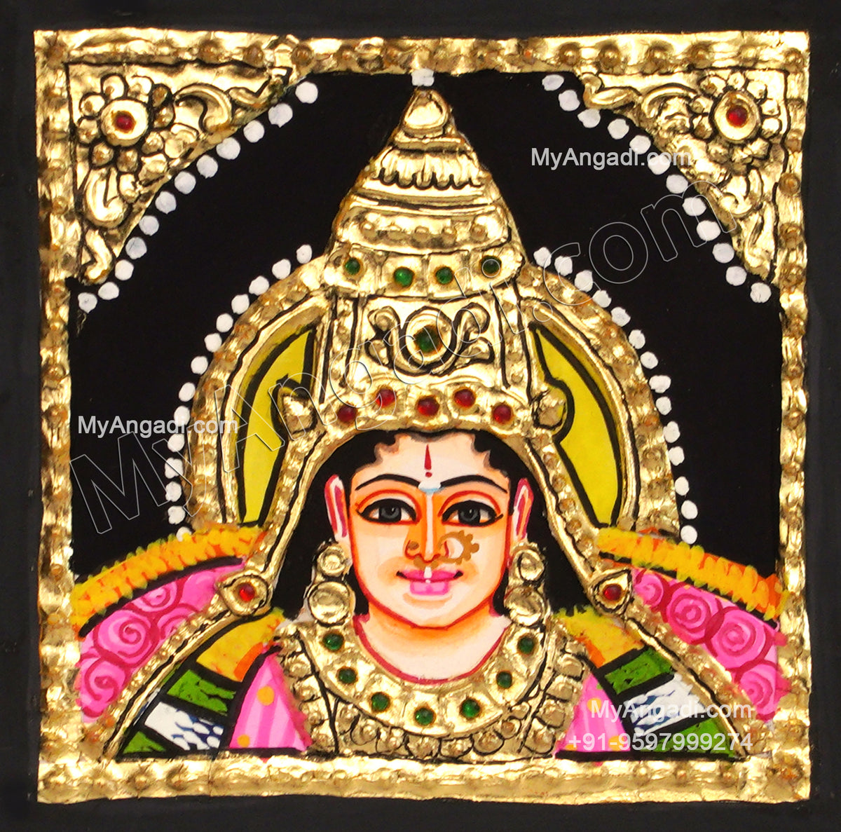 Small Lakshmi Tanjore Paintings