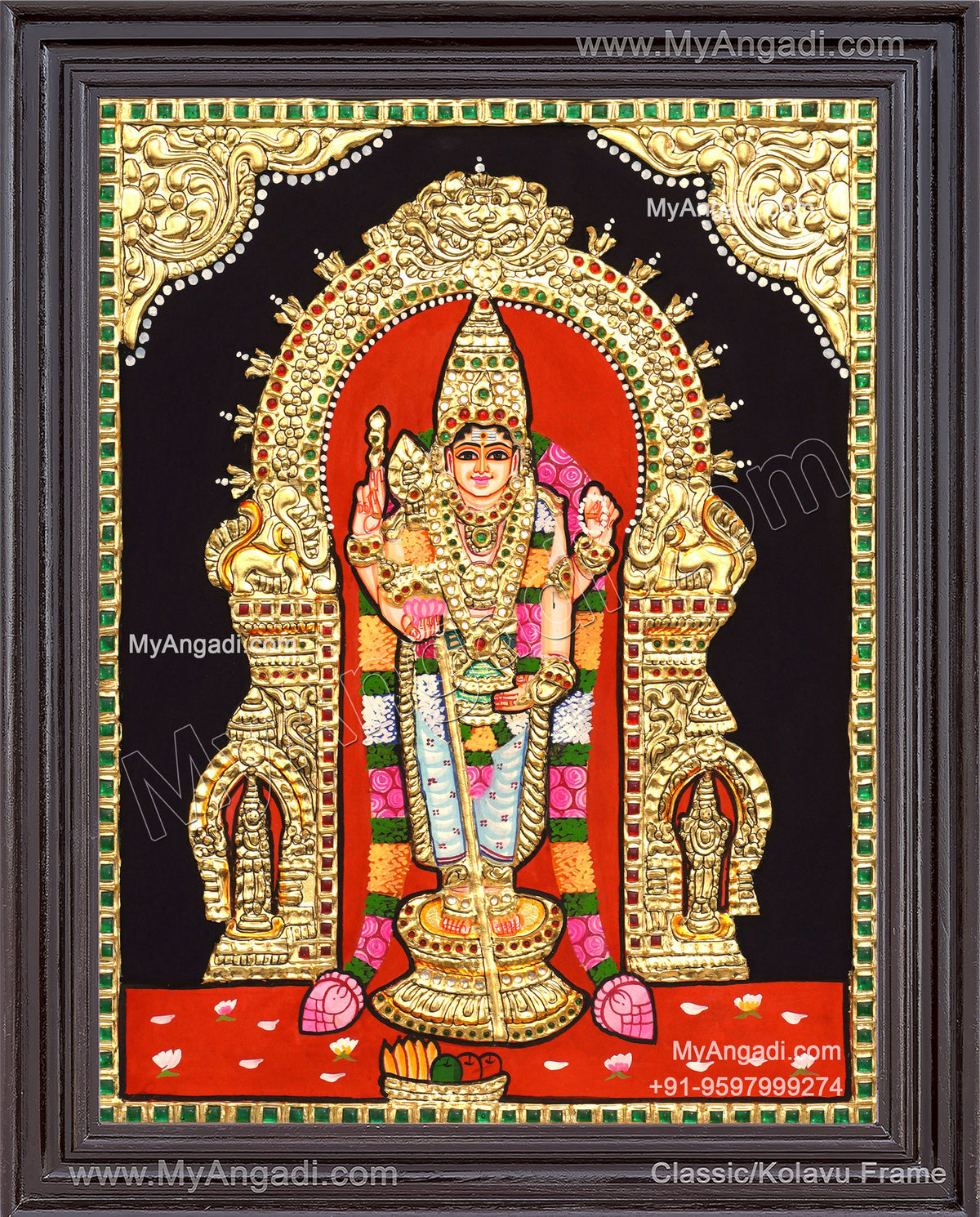 Murugan Tanjore Painting