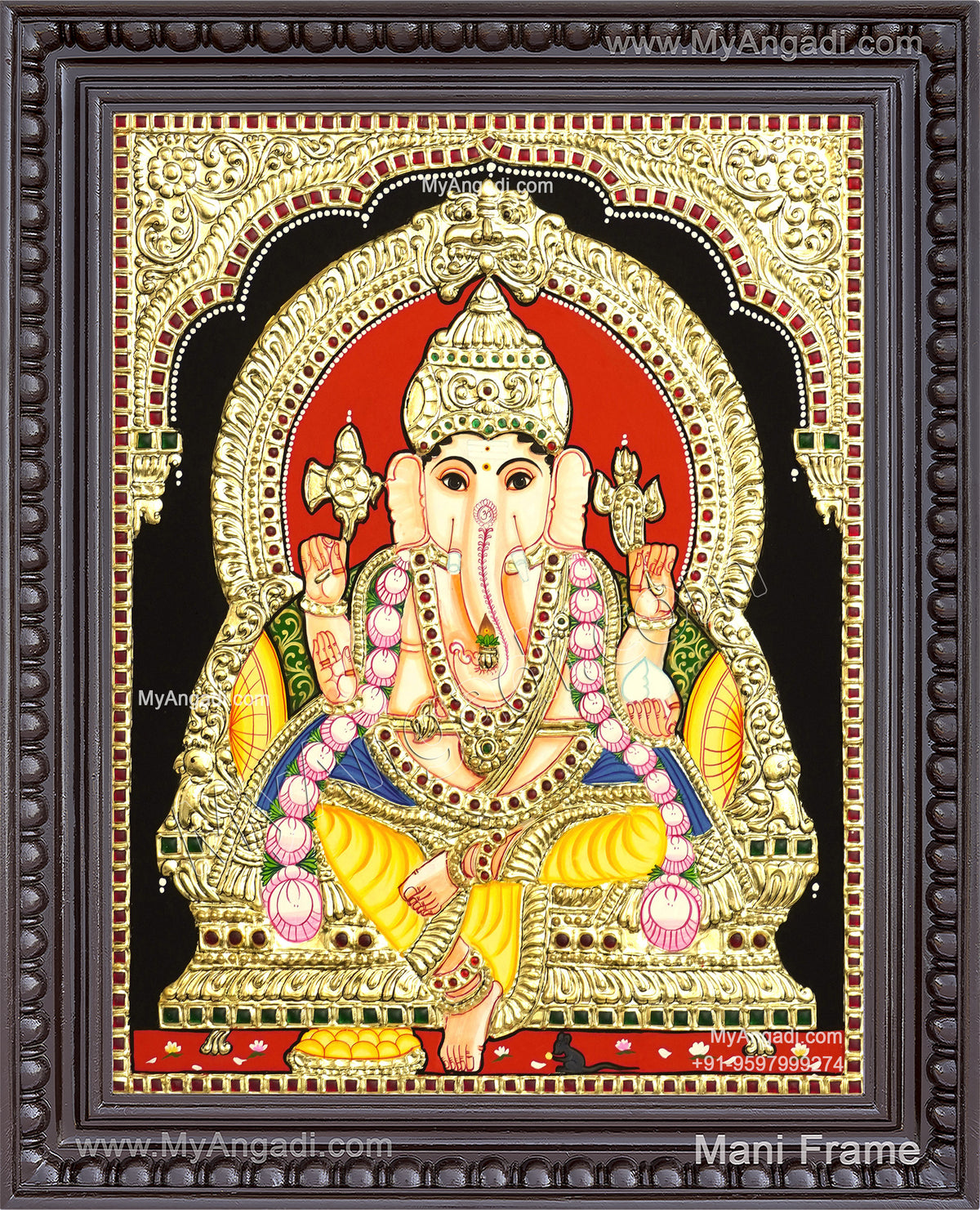 Ganesha Tanjore Painting