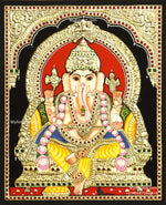 Ganesha Tanjore Painting