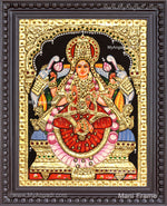 Goddess Gajalakshmi Tanjore Painting