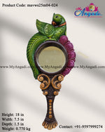 Decorative Parrot Hand Wall Mirror