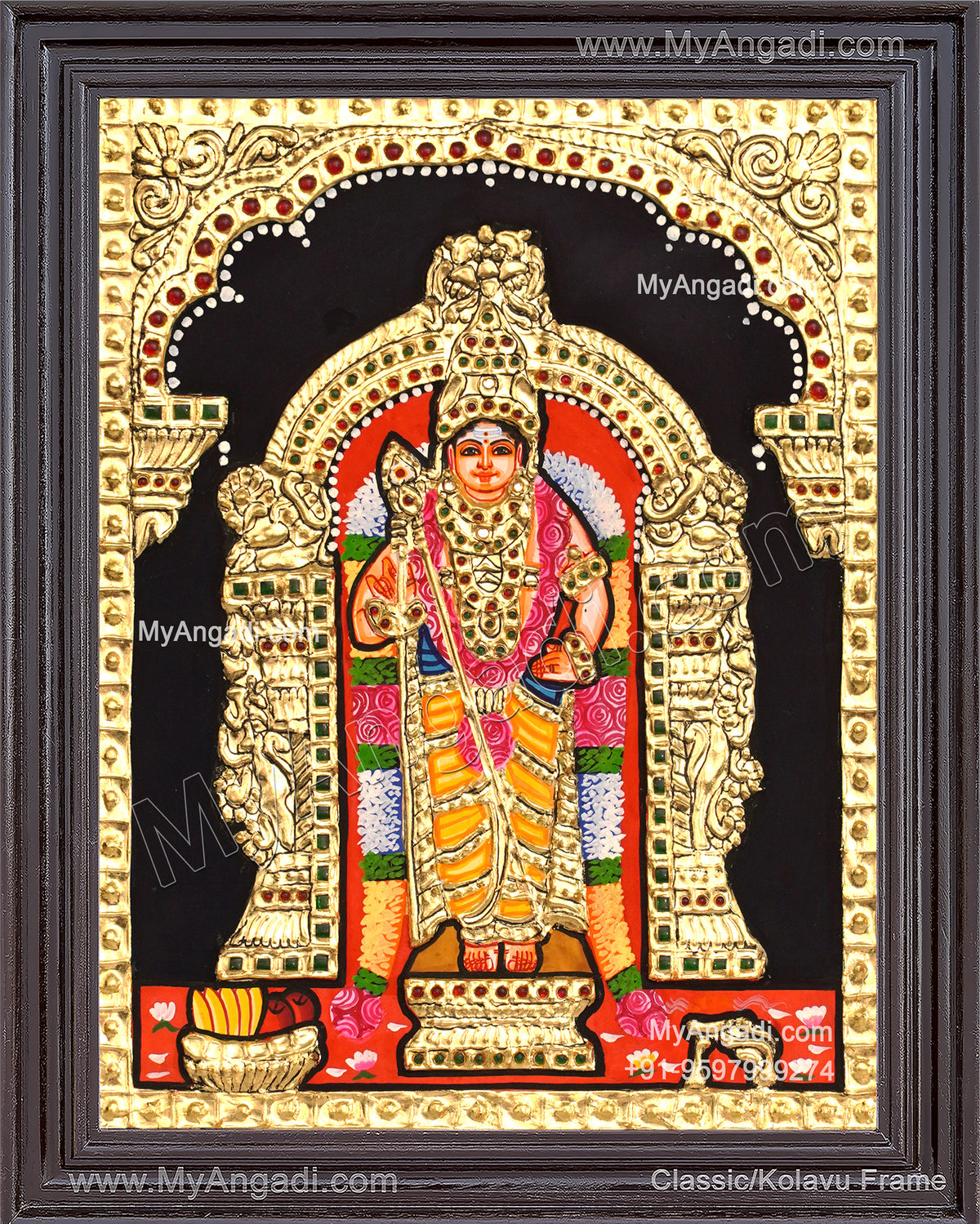 Murugar Tanjore Painting