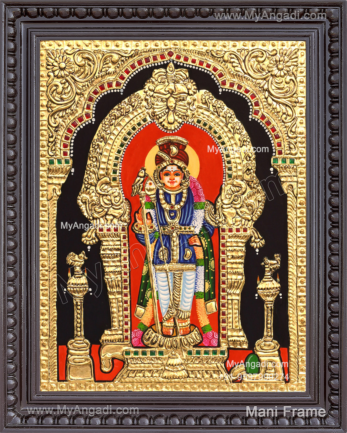 Palani Murugar Tanjore Painting