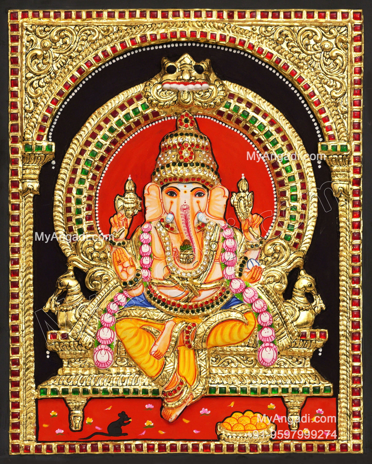 3D 5 Set Tanjore painting