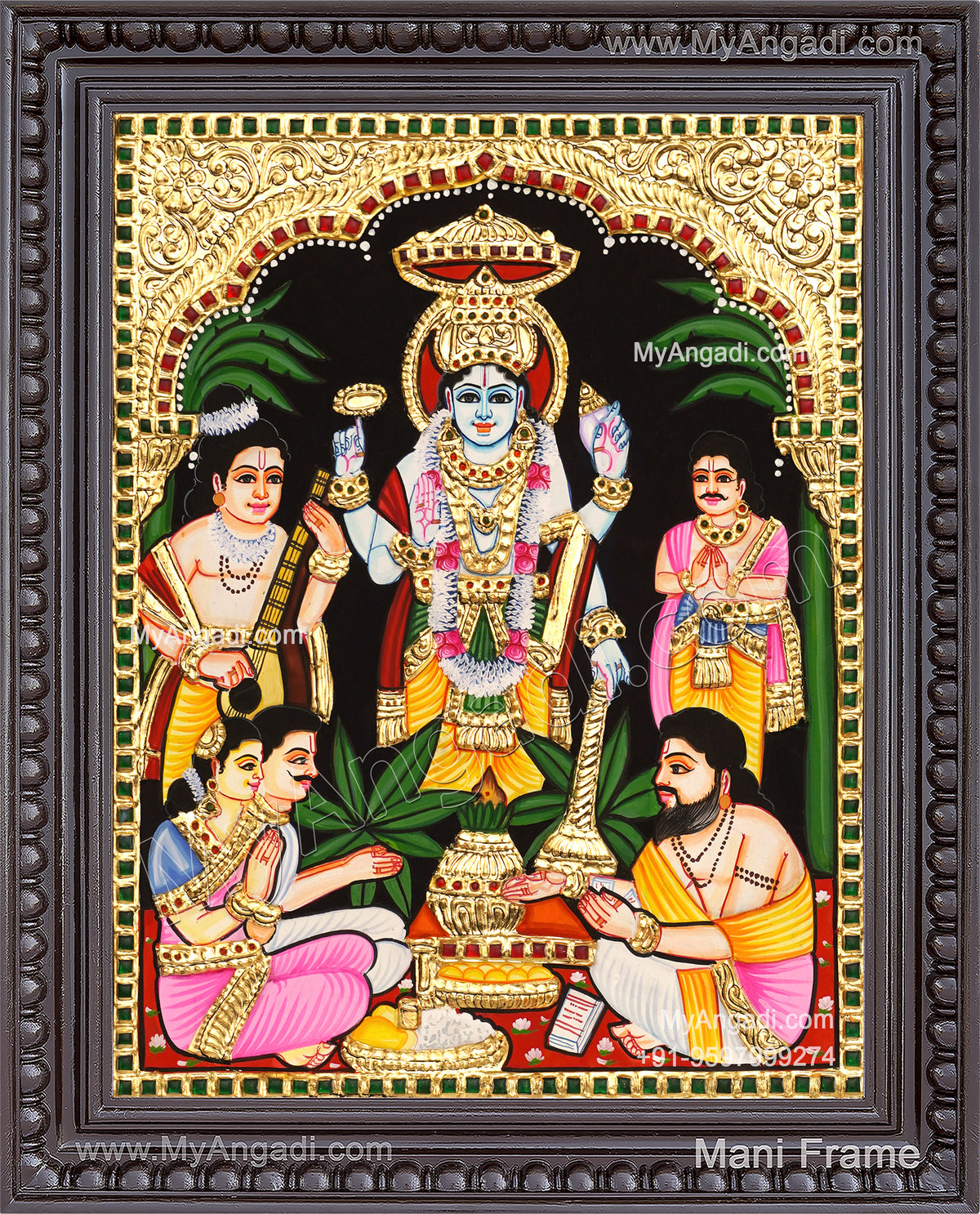 Sathya Narayana Tanjore Painting