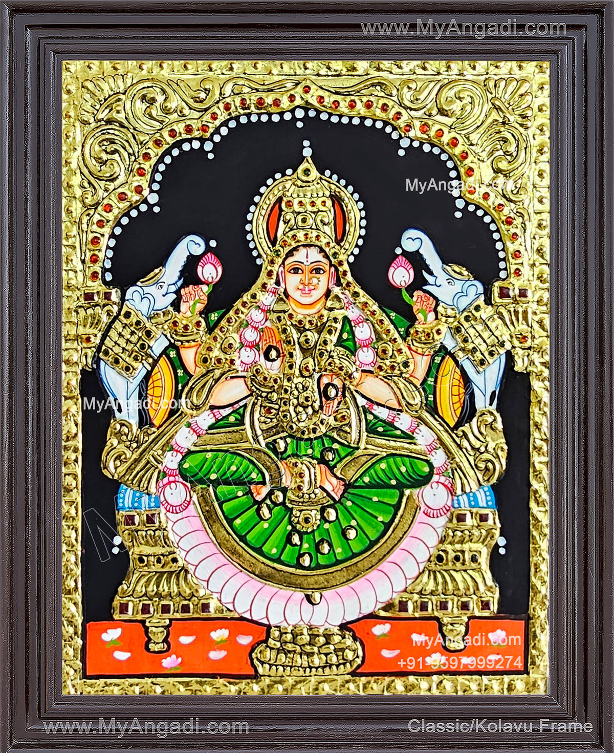 Gajalakshmi Tanjore Paintings