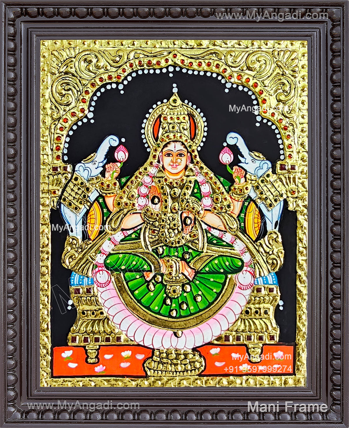 Gajalakshmi Tanjore Paintings