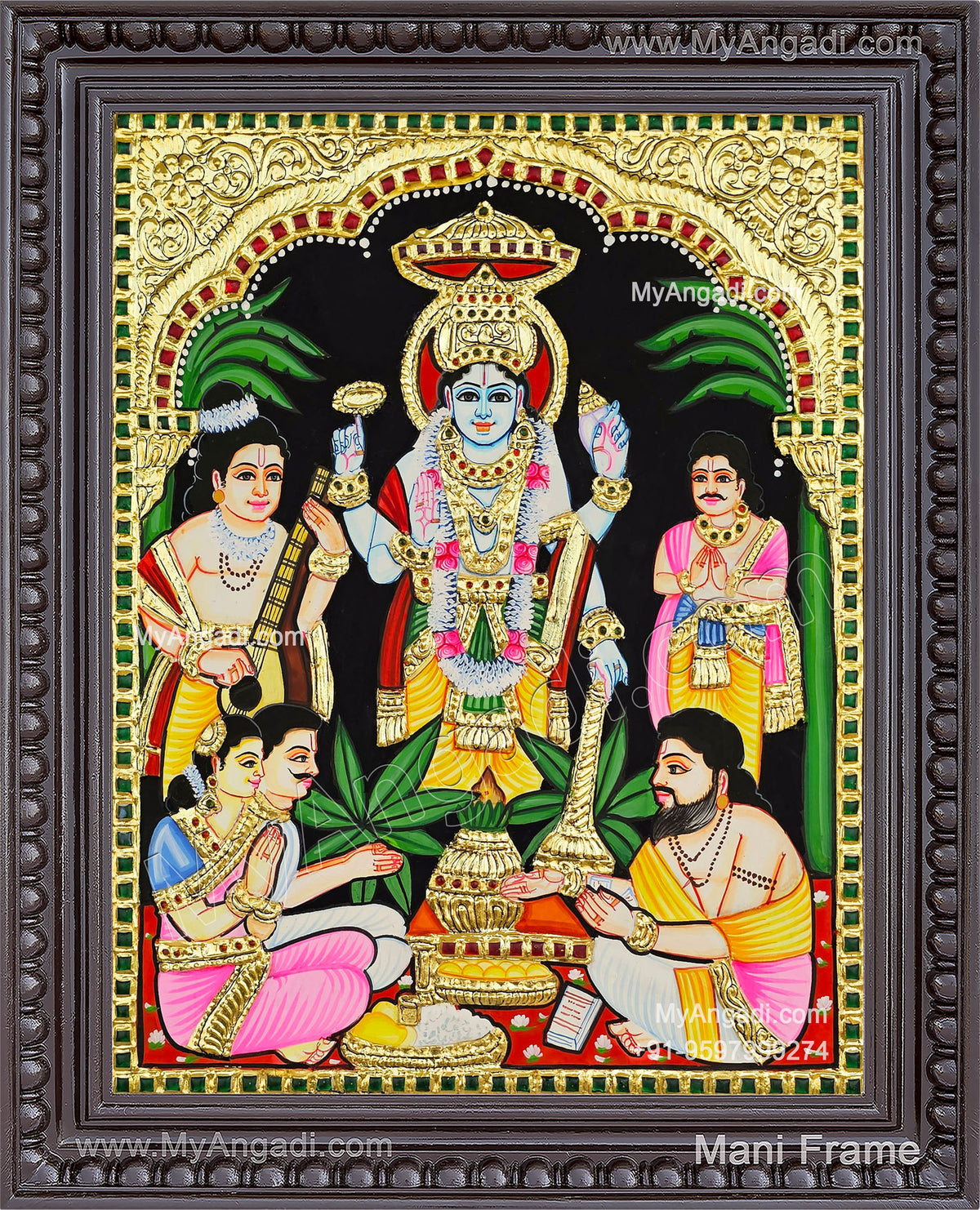 Sathya Narayana Tanjore Painting