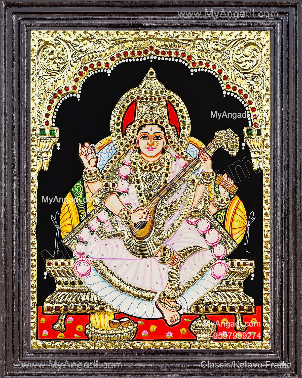 Saraswathi Tanjore Paintings