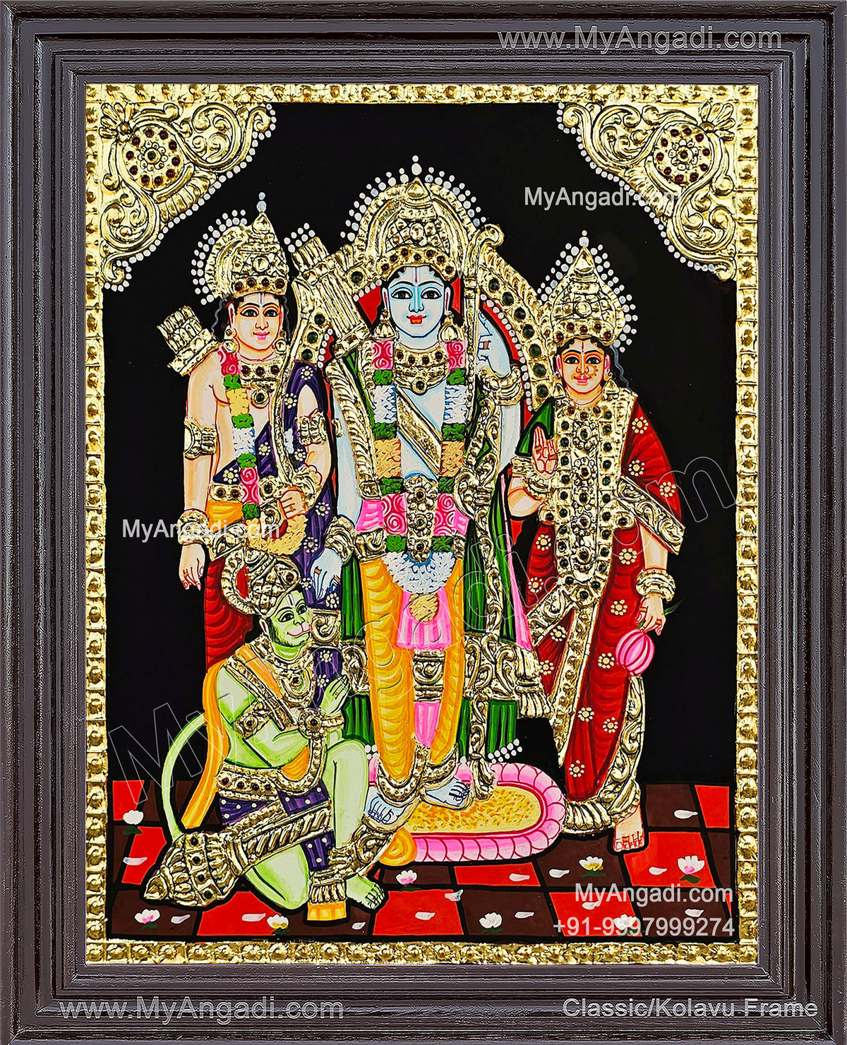 Ram Darbar Tanjore Painting