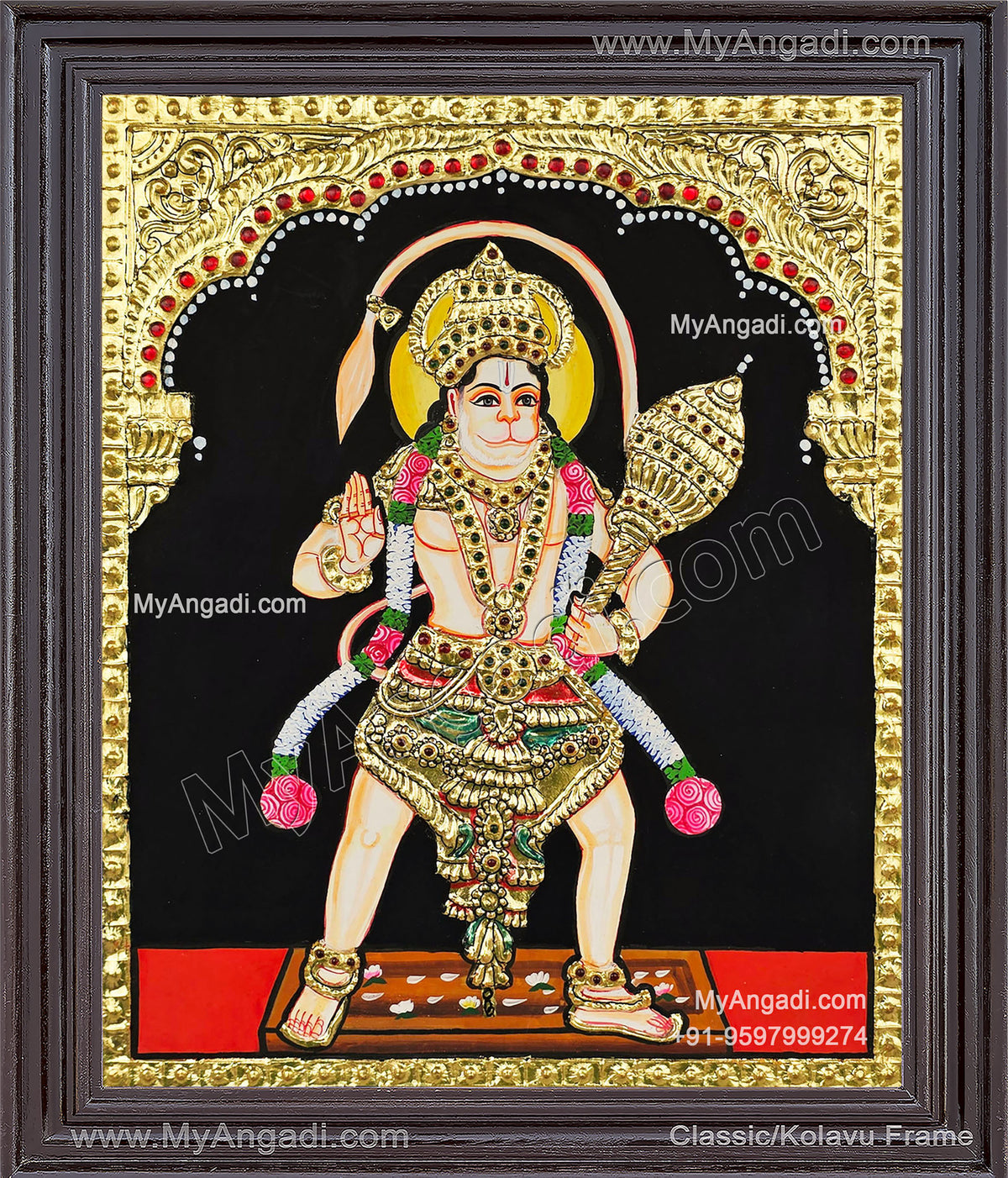 Hanuman Tanjore Paintings