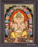 Ganesha Tajore Painting