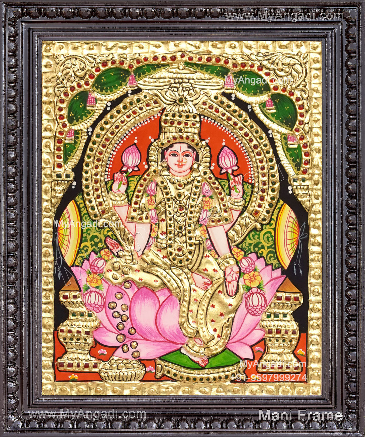 Aishwarya Lakshmi Tanjore Painting