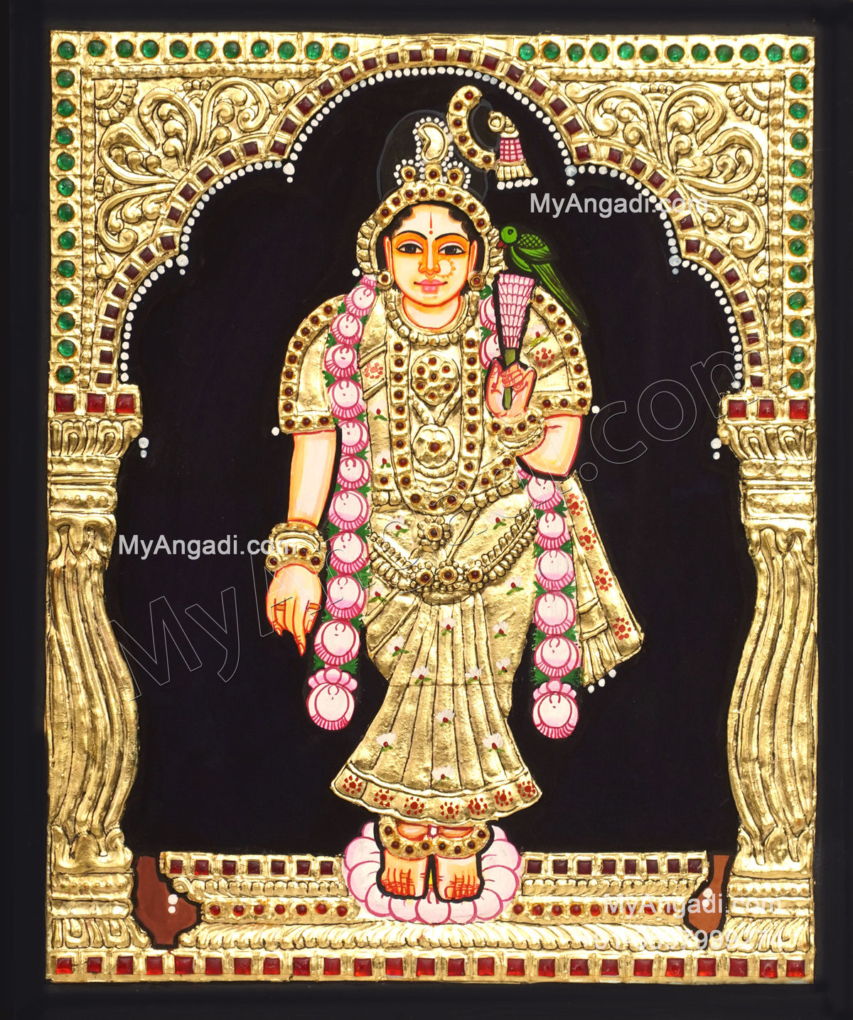 Aandal Tanjore Painting