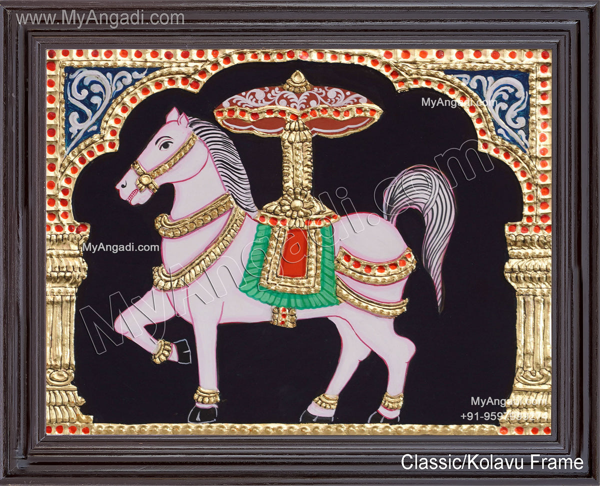 Horse Tanjore Painting