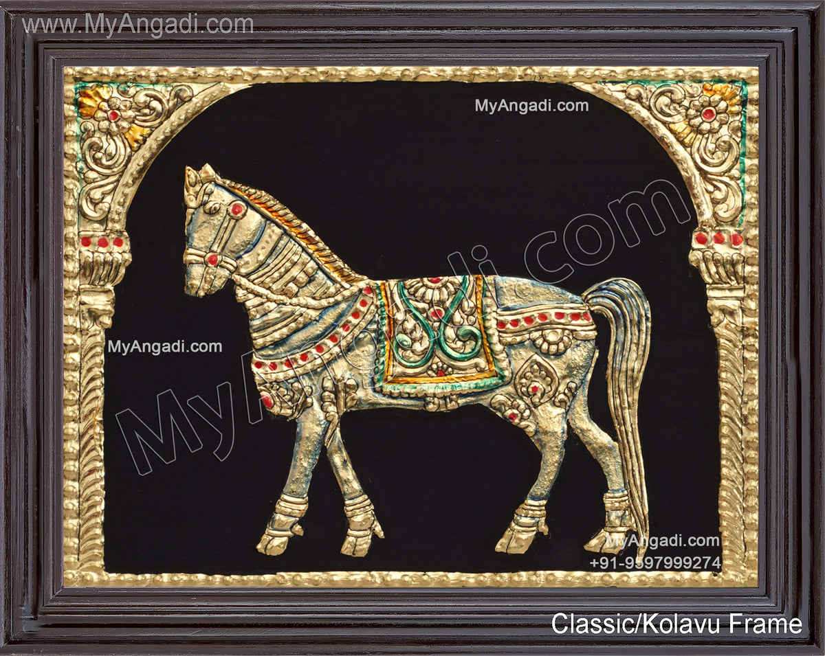 Horse Tanjore Painting