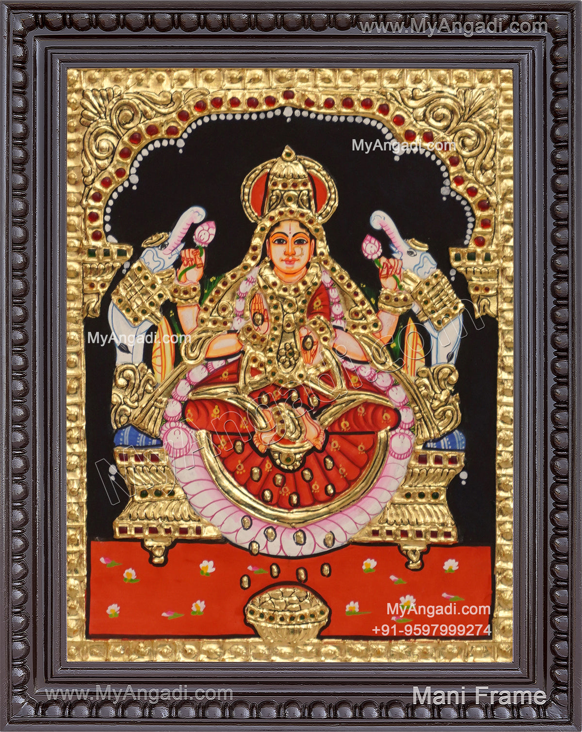 Gajalakshmi Tanjore Paintings