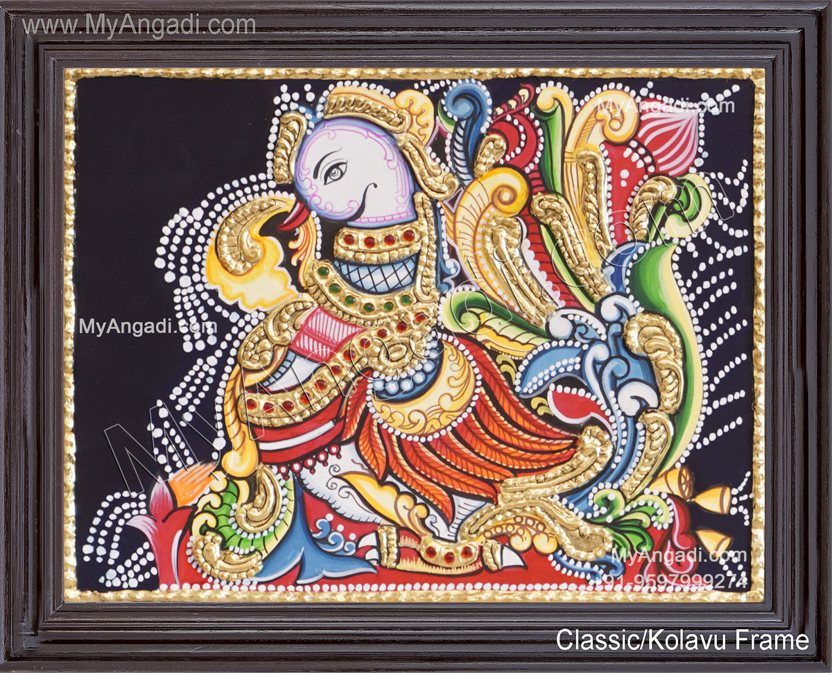 Peacock Tanjore Painting