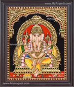 Ganesha Tanjore Painting