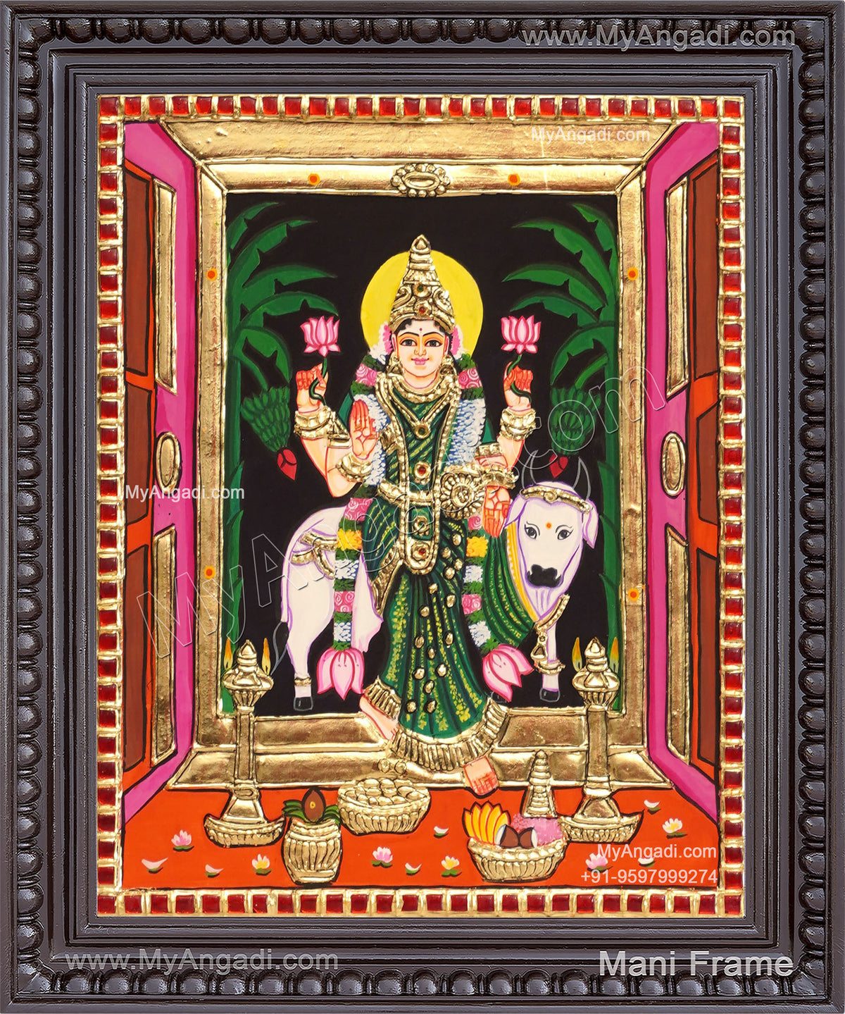 Vasthu Lakshmi Tanjore Painting