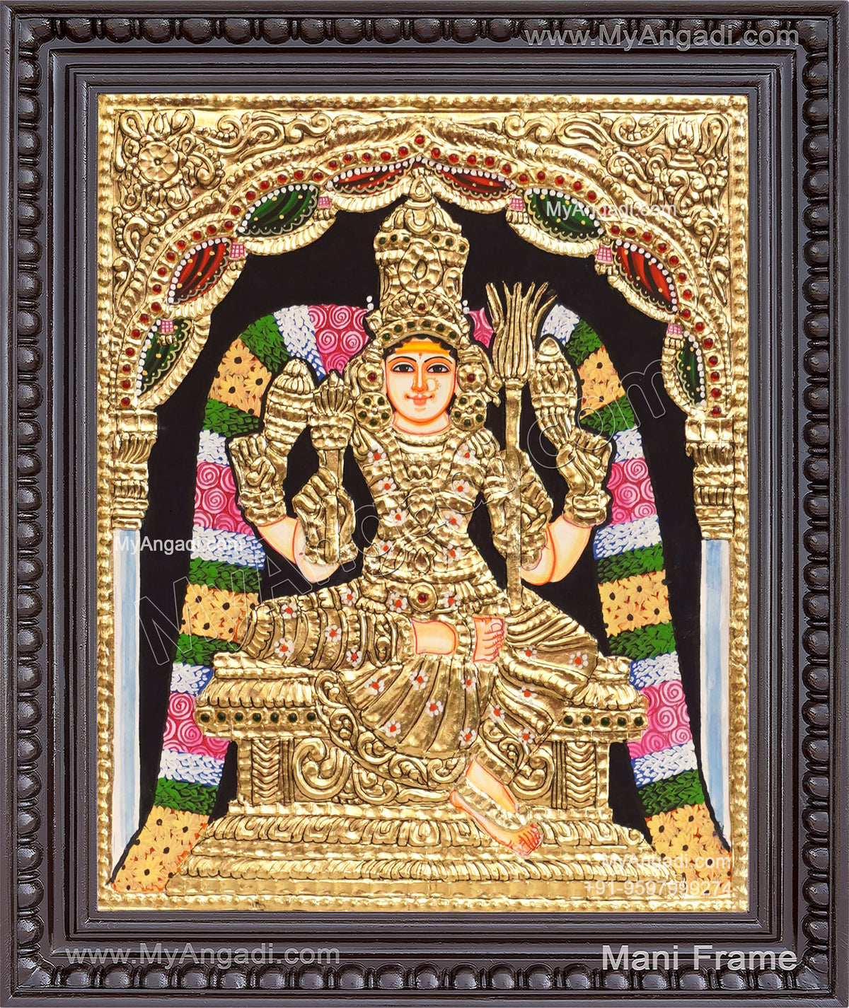 Lalitha Devi Tanjore Painting