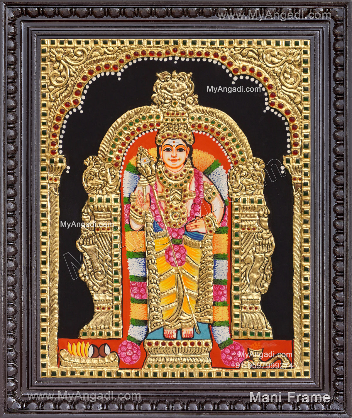 Murugar Tanjore Painting